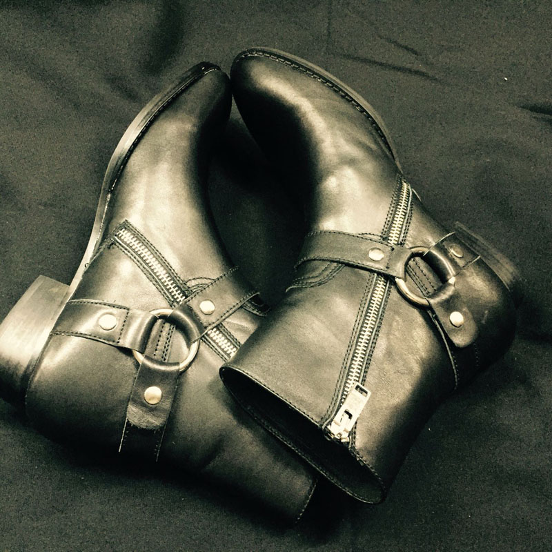 Men Formal Wear With Boots - Męskie buty ze skóry naturalnej, ręcznie
