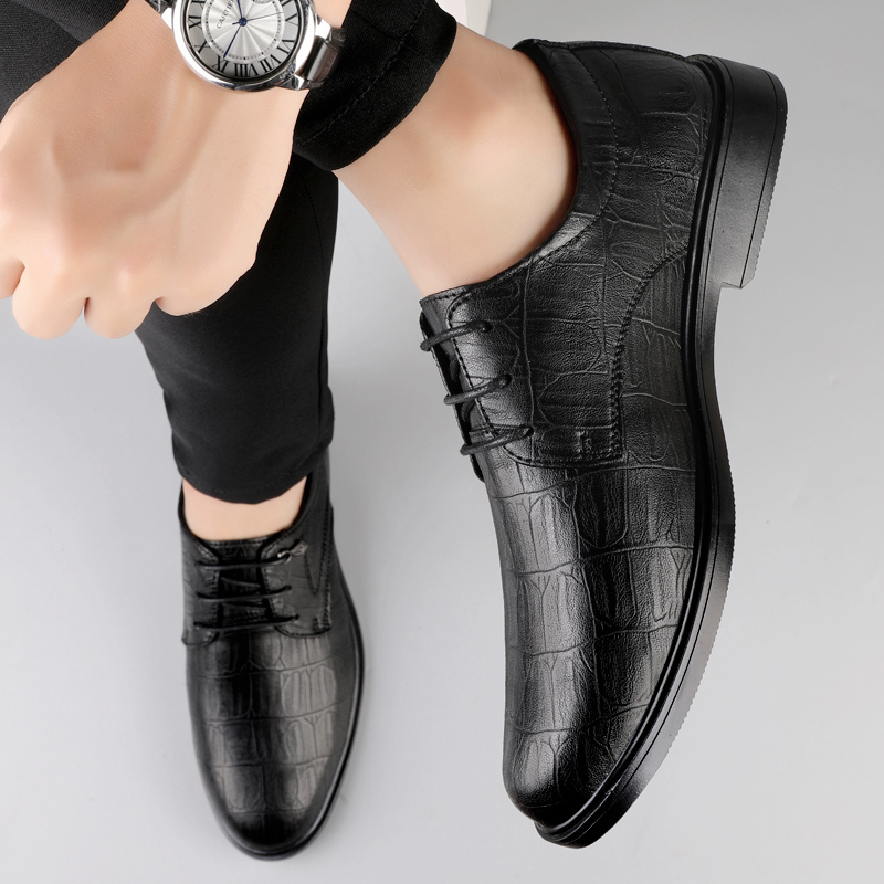 Męskie eleganckie buty ze skór – Formal Men Daily Wear Footwear recenzja i cena