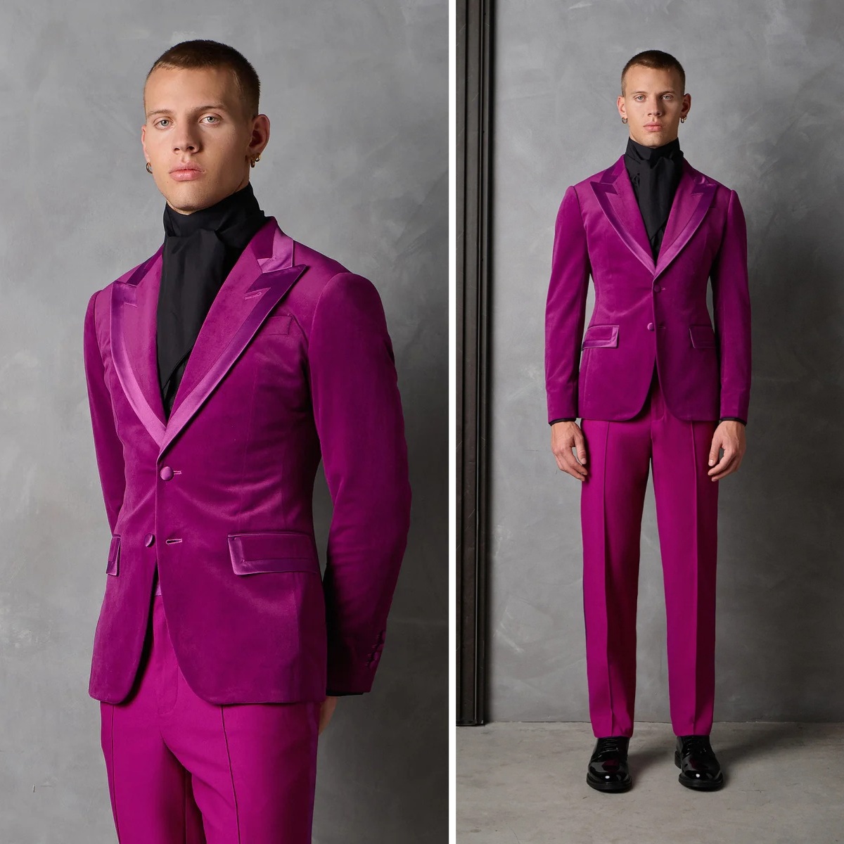 Eleganckie męskie smokingi ślu – Men Formal Wear Modern recenzja i cena