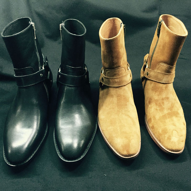 Męskie buty ze skóry naturalne – Men Formal Wear With Boots recenzja i cena